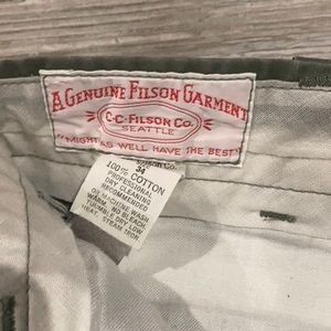 Filson safari pants size 34. USA